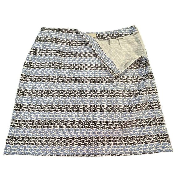 Talbots Petite Striped Fish Print Skirt – Size 14P - Picture 6 of 6